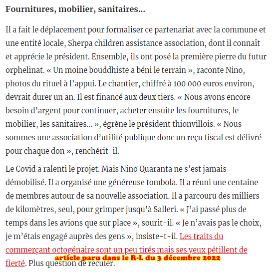 Article paru dans Le Républicain lorrain du 3 décembre 2022 1/6 Article paru dans Le Républicain lorrain du 3 décembre 2022 1/6